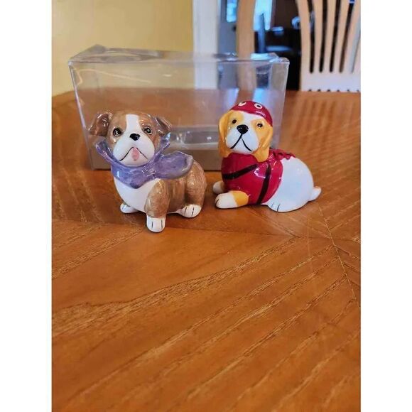 New Dogs salt and pepper ceramic shakers - Picture 1 of 3